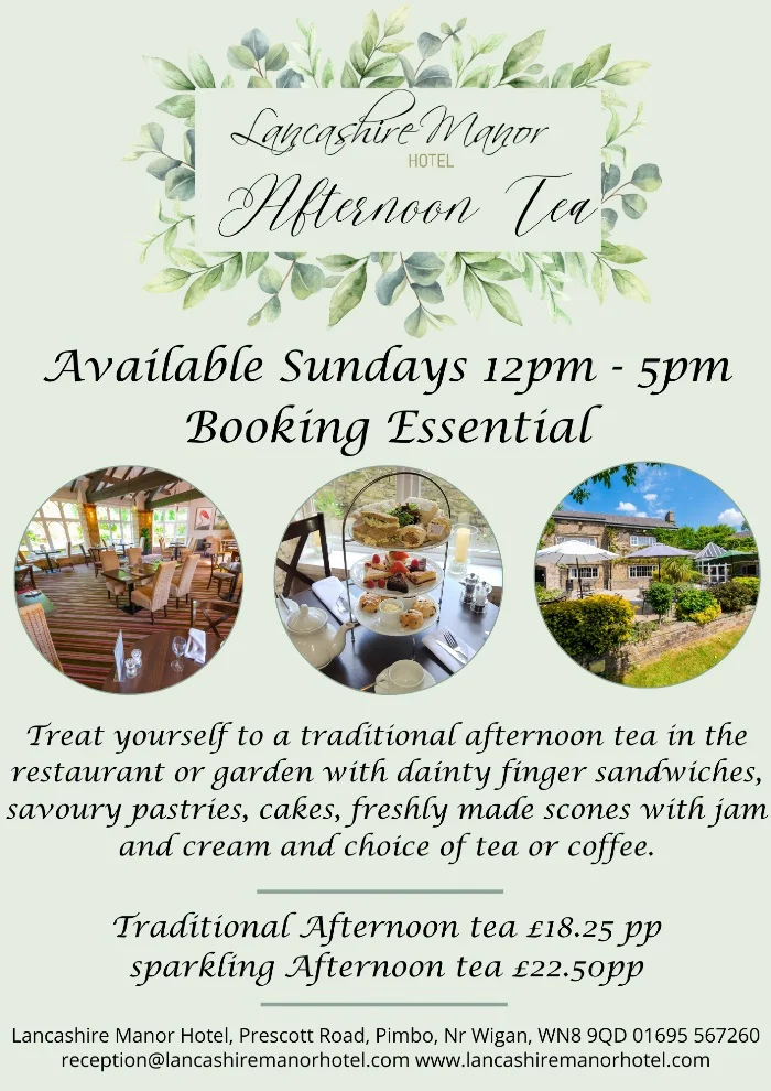 Lancashire Manor Afternoon Tea