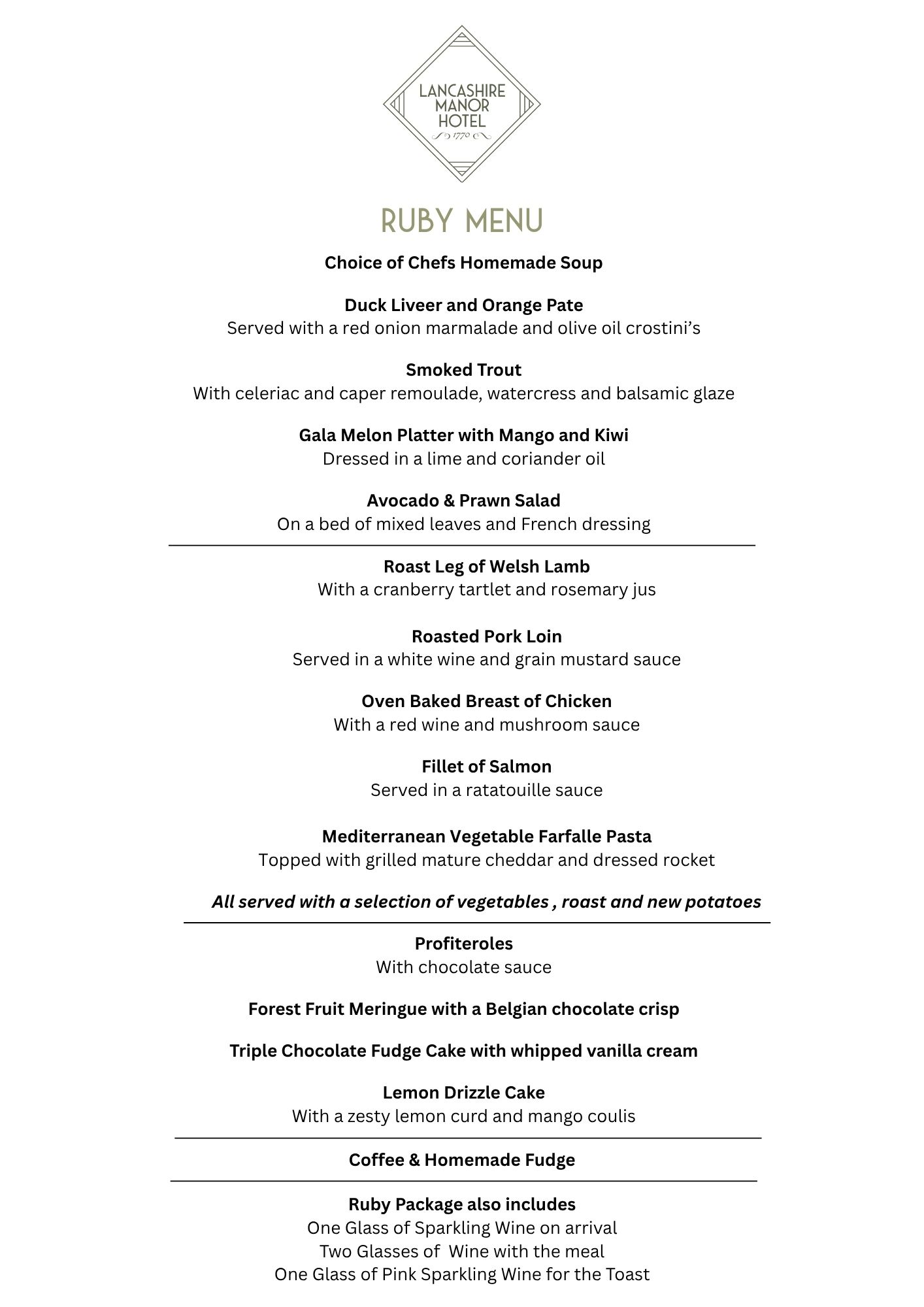 Ruby Menu