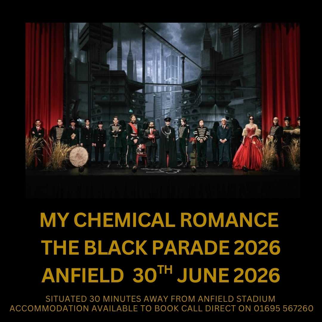 My Chemical Romance Anfield Accommodation