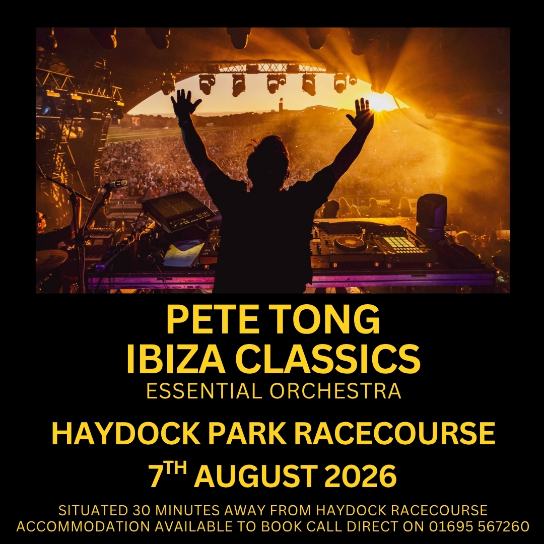 Pete Tong Haydock Accommodation