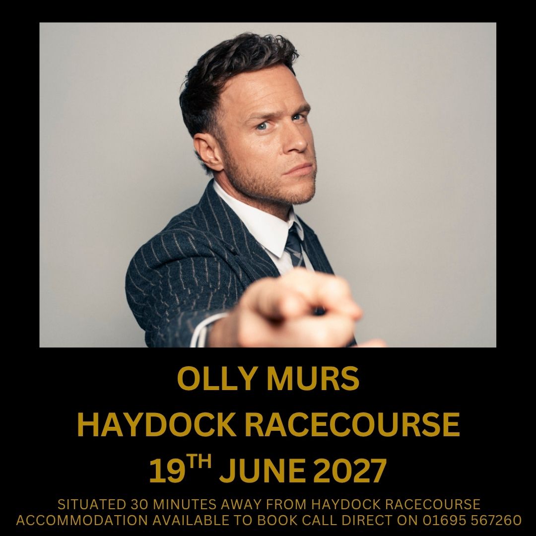 Olly Murs Haydock Racecourse June 2027